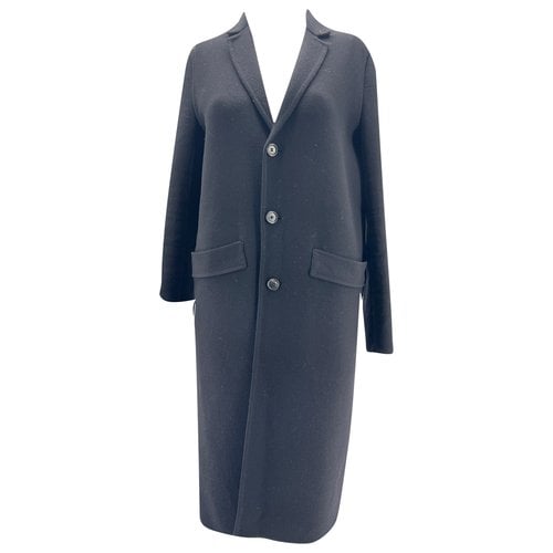 Pre-owned Givenchy Wool Coat In Black