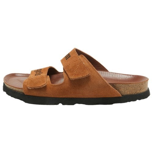 Pre-owned Palm Angels Sandals In Brown