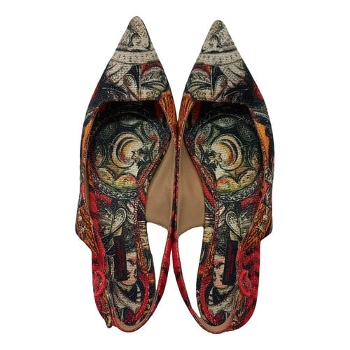 Pre-owned Dolce & Gabbana Cloth Ballet Flats In Multicolour