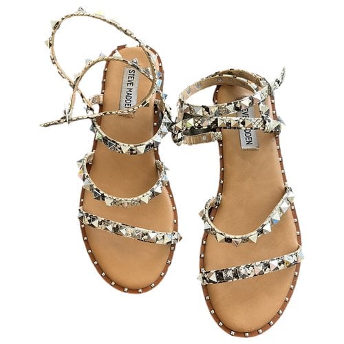 Pre-owned Steve Madden Leather Sandal In Other