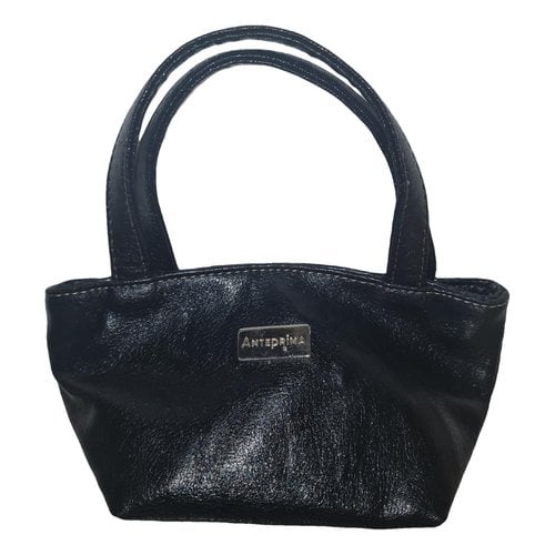 Pre-owned Anteprima Leather Handbag In Black