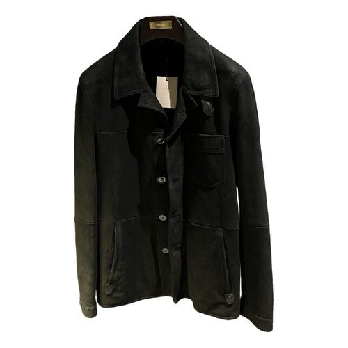 Pre-owned Tom Ford Shearling Jacket In Black