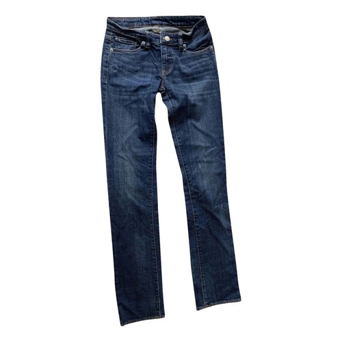 Pre-owned Ralph Lauren Straight Jeans In Blue