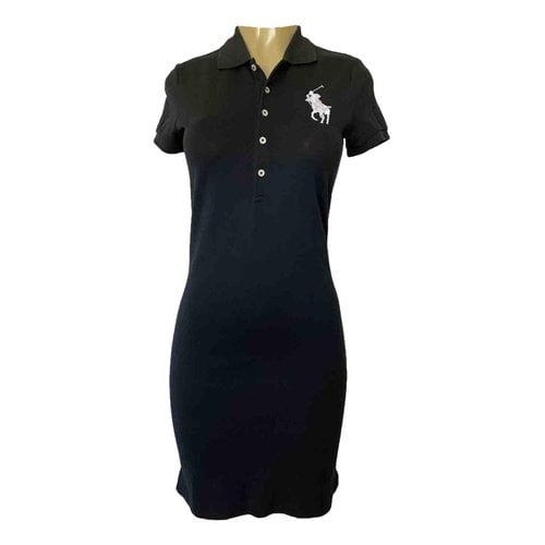 Pre-owned Ralph Lauren Mini Dress In Black