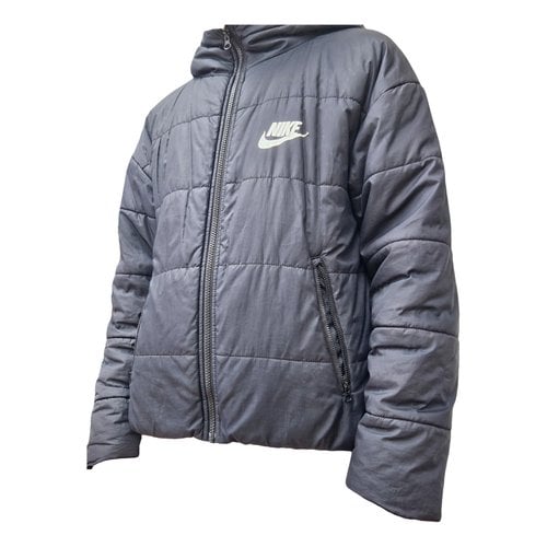Pre-owned Nike Cashmere Puffer In Black