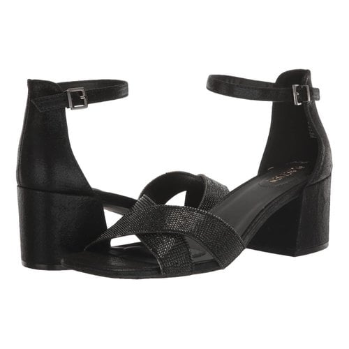Pre-owned Kenneth Cole Leather Sandal In Black