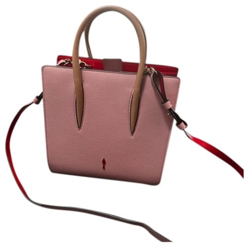 Pre-owned Christian Louboutin Paloma Leather Handbag In Pink
