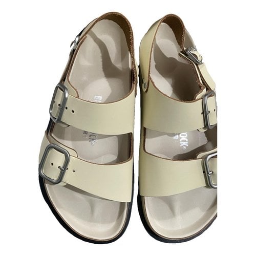 Pre-owned Jil Sander Leather Sandal In Other