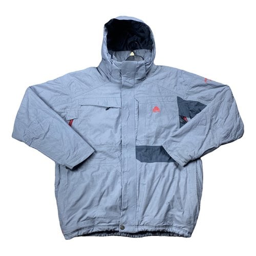 Pre-owned Nike Cashmere Jacket In Grey