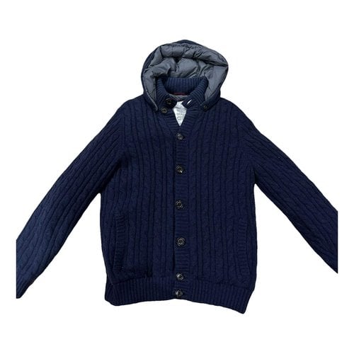 Pre-owned Brunello Cucinelli Cashmere Jacket In Navy