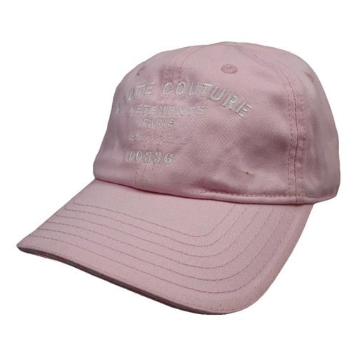 Pre-owned Vetements Hat In Pink