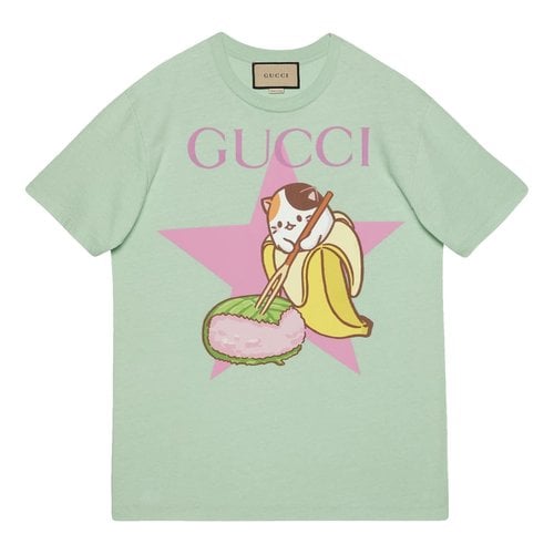 Pre-owned Gucci T-shirt In Green