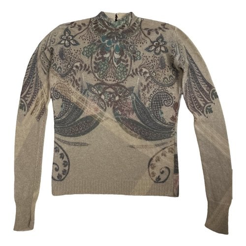 Pre-owned Etro Cashmere Jumper In Grey