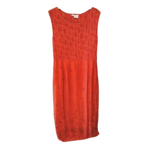 Pre-owned Derhy Maxi Dress In Red