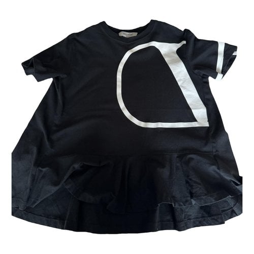 Pre-owned Valentino Vlogo T-shirt In Black