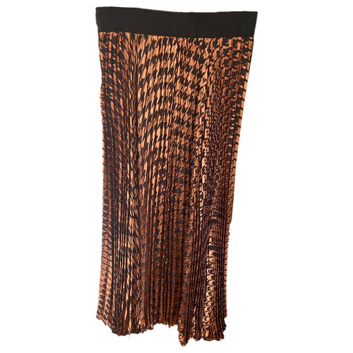 Pre-owned Alice And Olivia Maxi Skirt In Orange