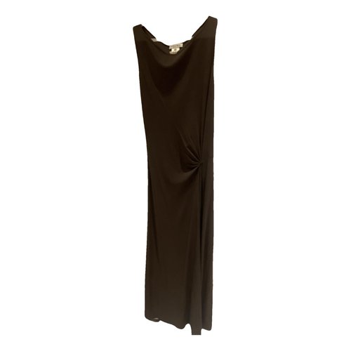 Pre-owned Celine Maxi Dress In Brown