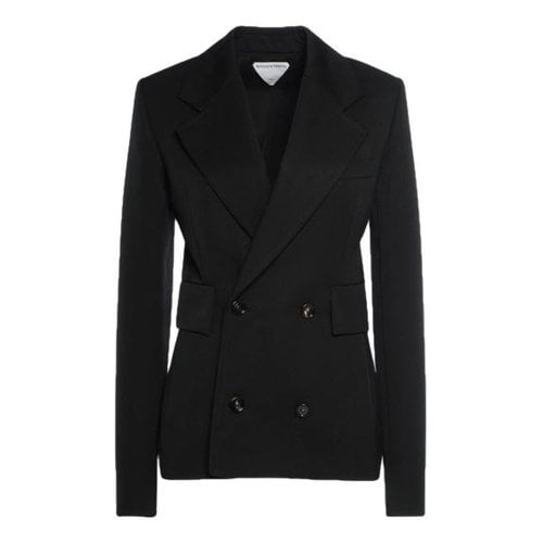 Pre-owned Bottega Veneta Wool Suit Jacket In Black