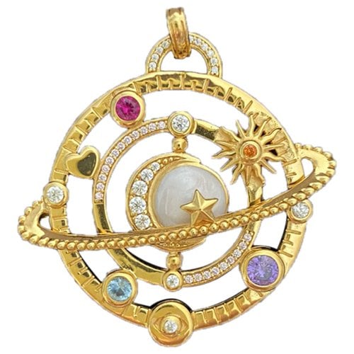 Pre-owned Thomas Sabo Yellow Gold Pendant In Multicolour