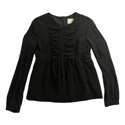 Pre-owned Burberry Silk Blouse In Black