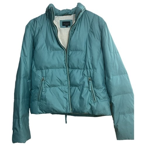 Pre-owned Trussardi Jacket In Turquoise