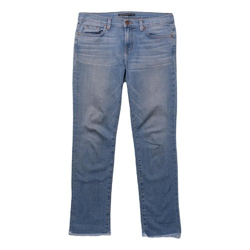 Pre-owned Christopher Kane Straight Jeans In Blue