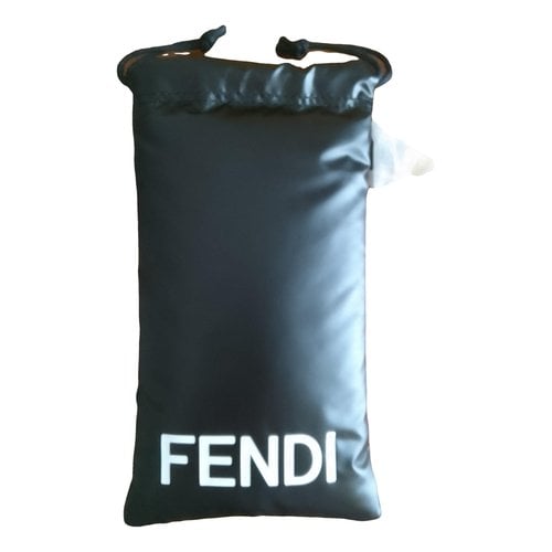 Pre-owned Fendi Clutch Bag In Black