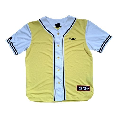Pre-owned Fubu T-shirt In Yellow
