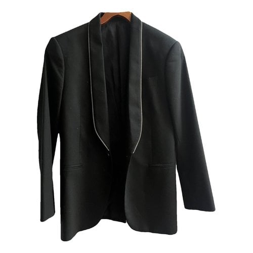 Pre-owned Les Hommes Vest In Black