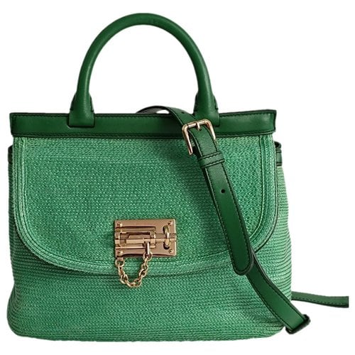 Pre-owned Dolce & Gabbana Sicily Crossbody Bag In Green