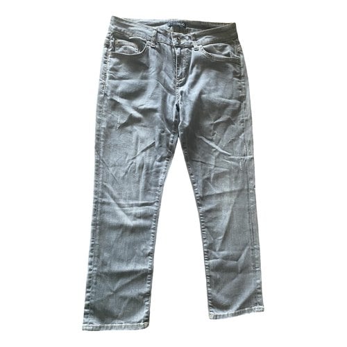 Pre-owned Liujo Straight Pants In Grey