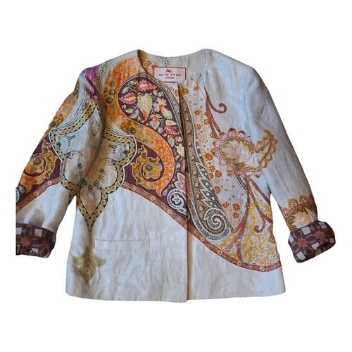 Pre-owned Etro Silk Short Vest In Multicolour