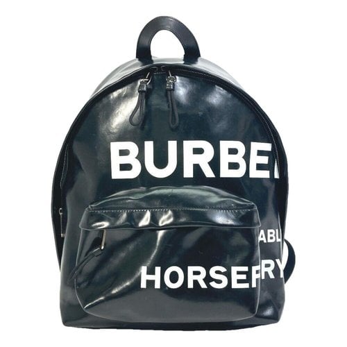 Pre-owned Burberry Backpack In Black