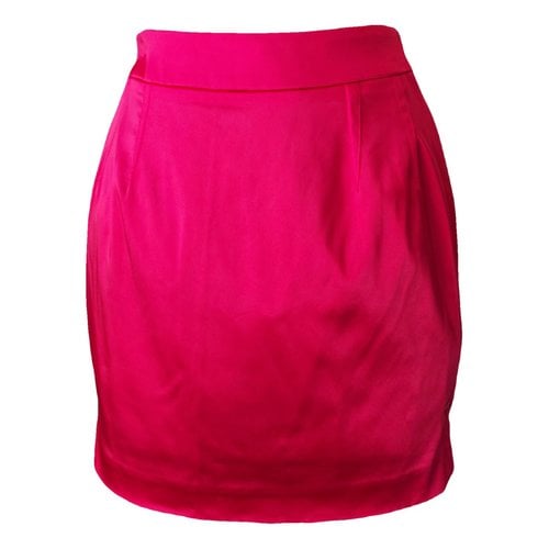 Pre-owned D&g Mini Skirt In Pink