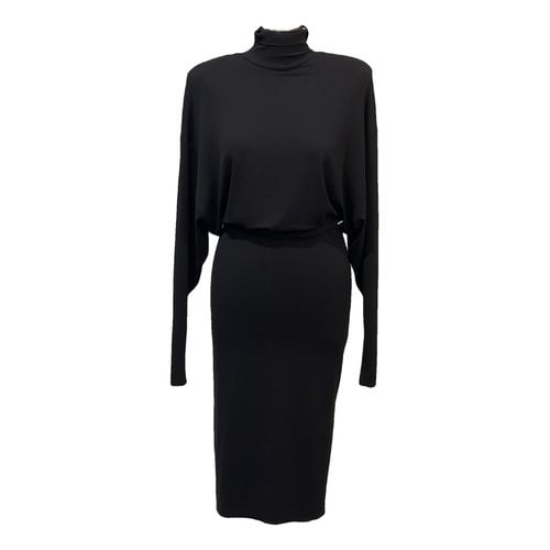 Pre-owned Alexandre Vauthier Mid-length Dress In Black