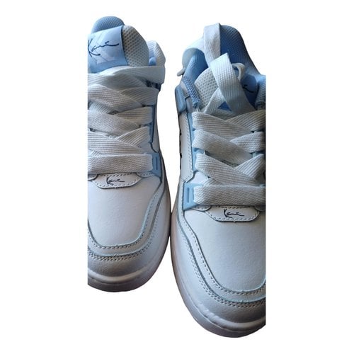 Pre-owned Karl Kani Leather Trainers In White