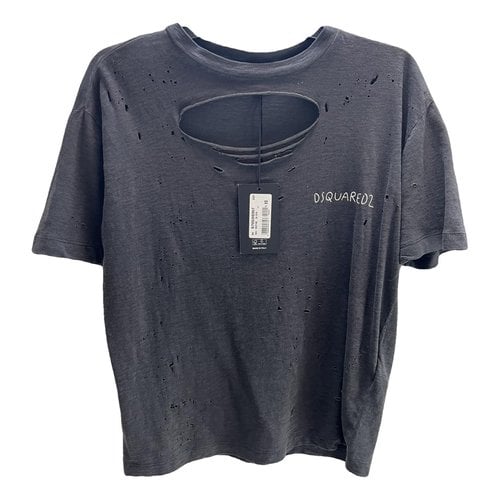 Pre-owned Dsquared2 T-shirt In Grey