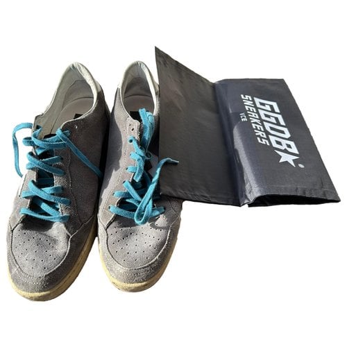 Pre-owned Golden Goose Ball Star Low Trainers In Grey