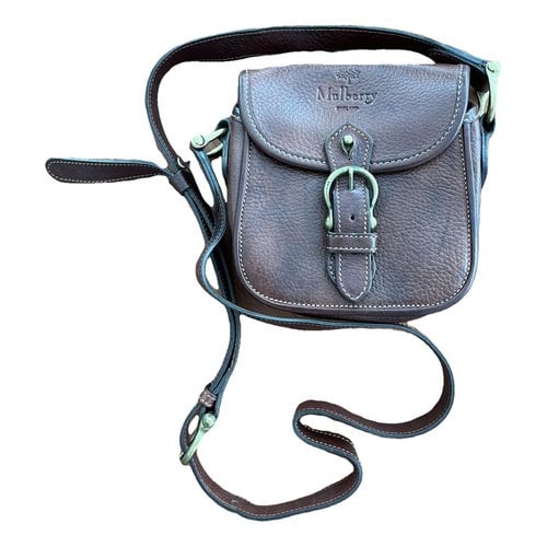 Pre-owned Mulberry Leather Crossbody Bag In Brown