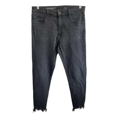Pre-owned Adriano Goldschmied Slim Jeans In Grey