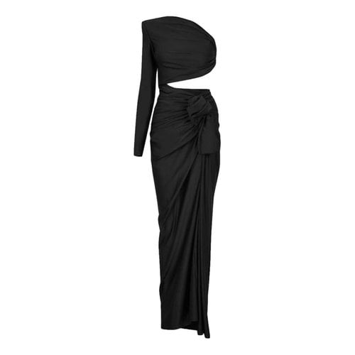 Pre-owned Saint Laurent Maxi Dress In Black