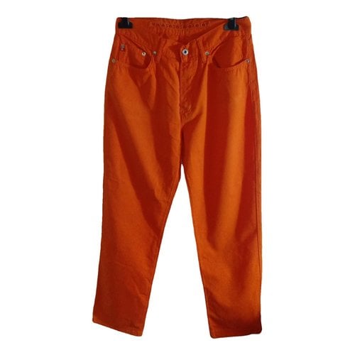 Pre-owned Miss Sixty Straight Pants In Orange