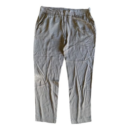 Pre-owned Forte Forte Trousers In Grey