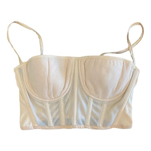 Pre-owned Roberto Cavalli Corset In Pink