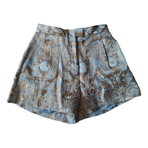 Pre-owned Sandro Shorts In Blue