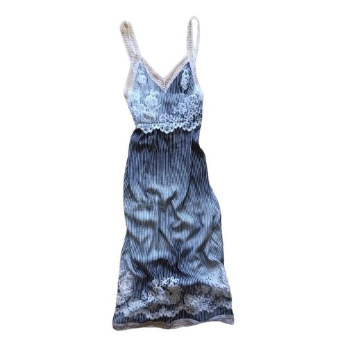 Pre-owned Ermanno Scervino Mid-length Dress In Blue