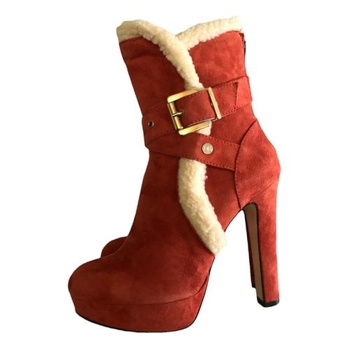 Pre-owned Islo Heels In Red