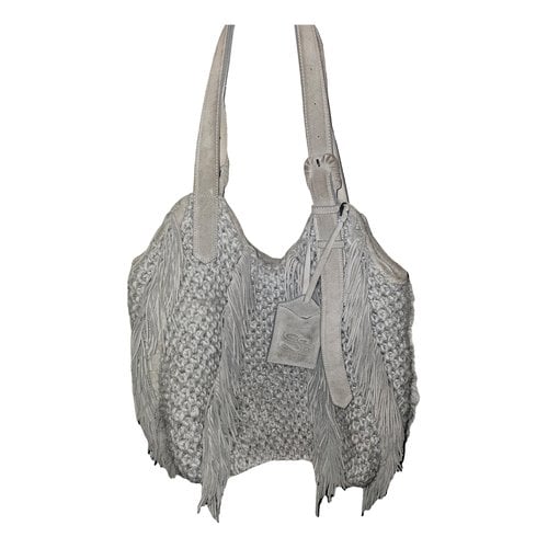 Pre-owned Ermanno Scervino Wool Tote In Grey