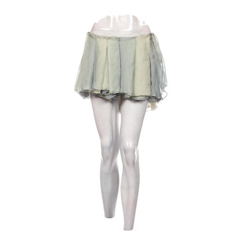 Pre-owned Stella Mccartney Silk Mini Skirt In Multicolour