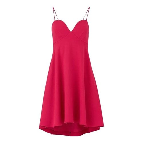 Pre-owned Black Halo Mini Dress In Pink